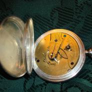 Серебрянные антикварные карманные часы