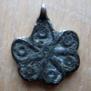 Коловрат серебреный Тверской медальен 7-8 век.2.400 евро