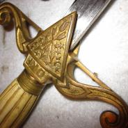 Оригинальный масонский меч рыцарей колумба 19-го века