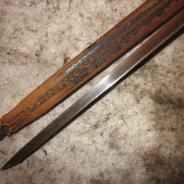 Американский штык с ножнами для мушкета, 1850-60 г