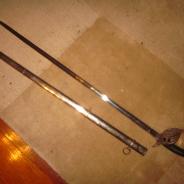 Немецко-Прусский драгунский меч тяжелой кавалерии 1870-90