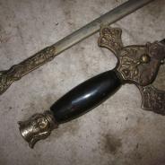 Масонский меч ложи рыцарей колумба 19-й век  #300
