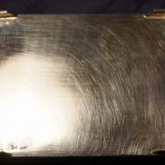 Старинный серебряный ларец с изысканной гравировкой. Персия. XIX век. Материал: серебро