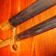 Американский штык ятаган с ножнами 1850-60-х,