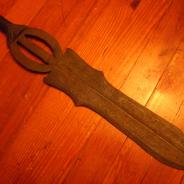 Африканский ритуальный меч экзикуционера 1830-1860 племени NGBANDI