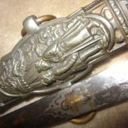 Редкий  Масонский меч 19-го века с именем владельца