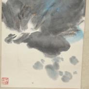 Классическая китайская живопись. Бумага, смешанная техника (акварель, гуашь), Китай, XIX век.
