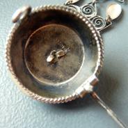 Антикварная серебряная брошь от David-Andersen