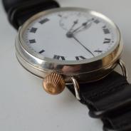 Антикварные швейцарские серебряные наручные часы Van Buren 1919 года