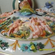 antikvarnay vasa s krishkoy Igrauscie angelochki