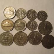 маленькая коллекция монет сша