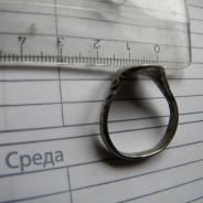 перстень серебряный с именной печатью