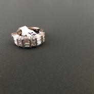 Кольцо серебряное Swarovski (серебро)